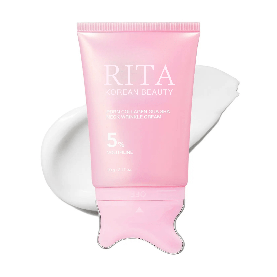 🔥 5-Min Neck Lift Cream – PDRN Collagen Gua Sha, Firms Turkey Neck & Jawline