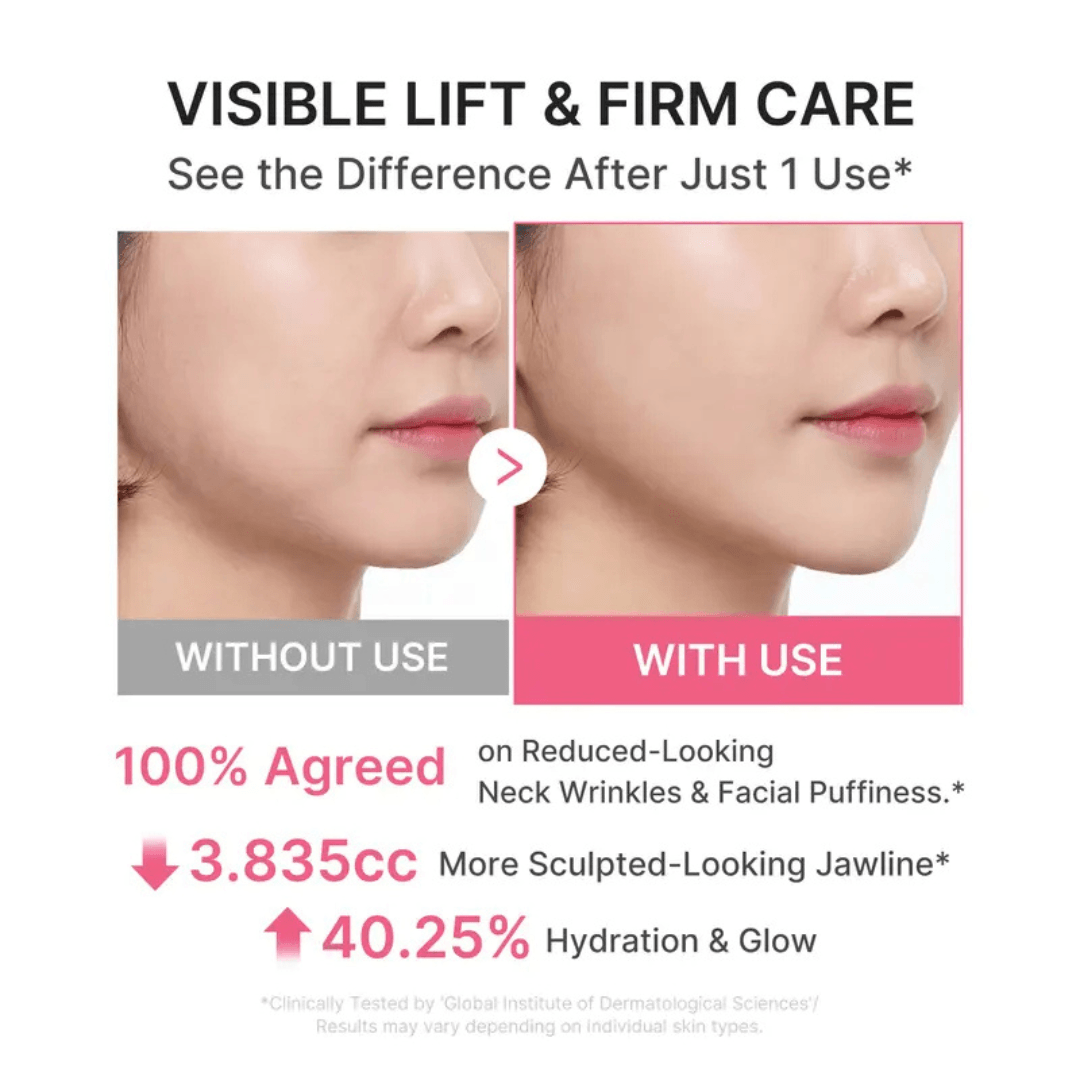 🔥 5-Min Neck Lift Cream – PDRN Collagen Gua Sha, Firms Turkey Neck & Jawline