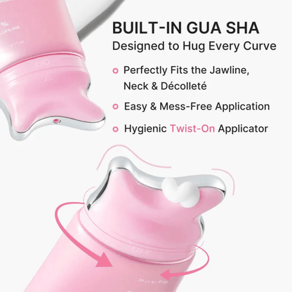 🔥 5-Min Neck Lift Cream – PDRN Collagen Gua Sha, Firms Turkey Neck & Jawline